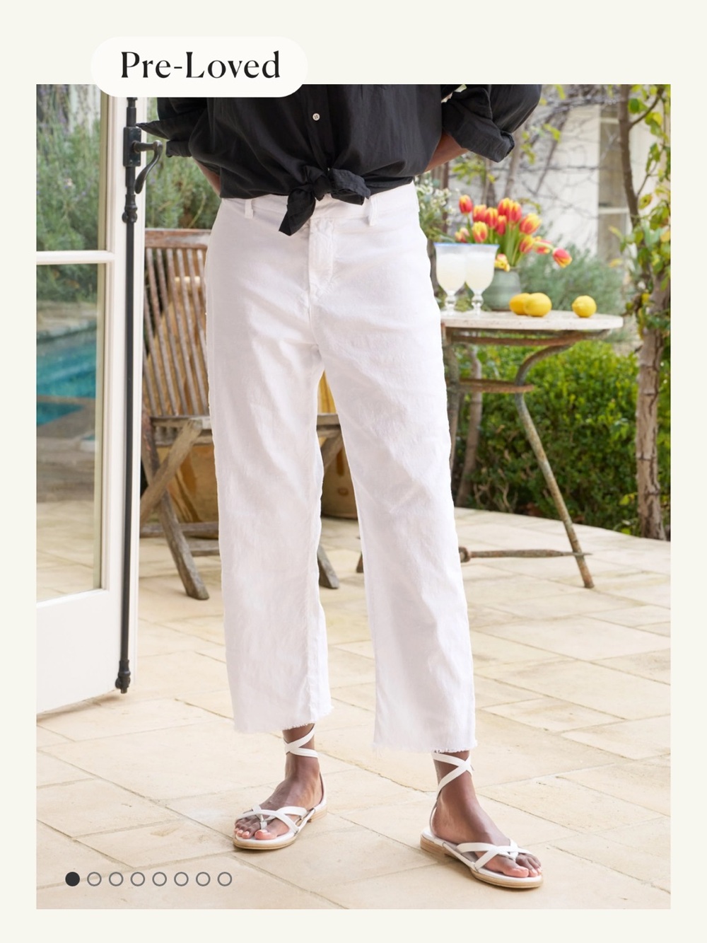 Frank & Eileen Kinsale 4 like new linen pants